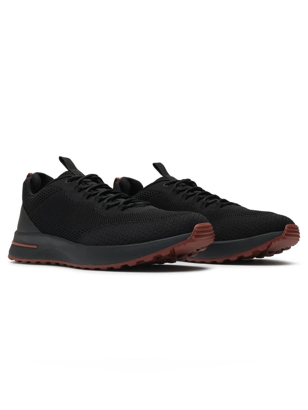 Loro Piana Week End Walk Mesh Triple Black Sneaker
Size 45
